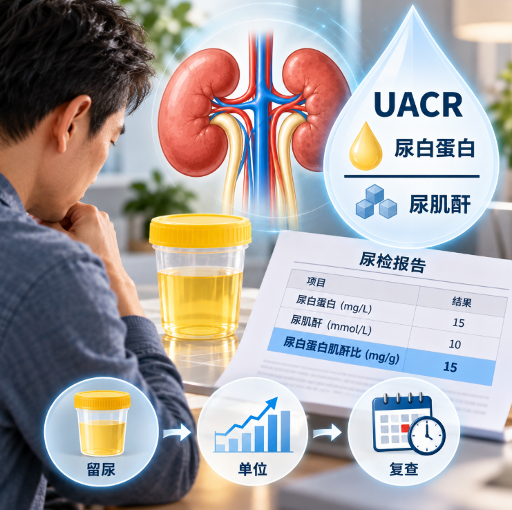 尿白蛋白肌酐比多少算正常？留尿、单位和复查重点一次讲清