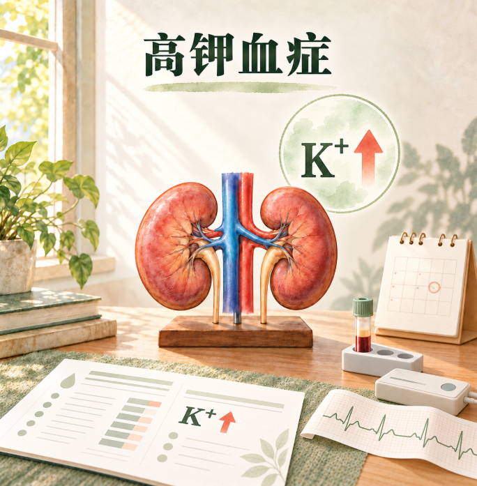 慢性肾病高钾血症怎么看？从血钾升高到监测重点，一文理清