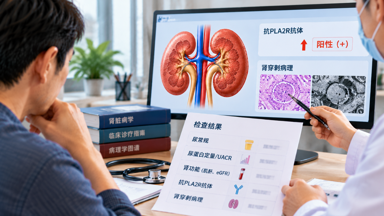 膜性肾病怎么确诊？抗PLA2R抗体阳性，还需要做肾穿刺吗？