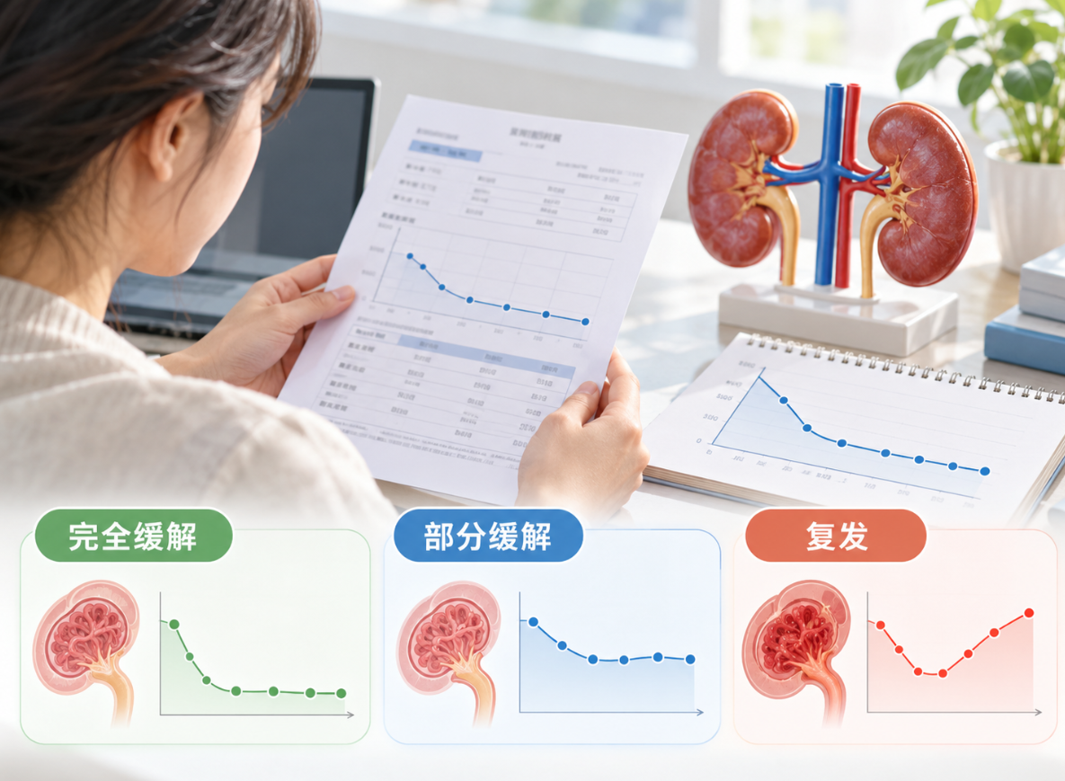 膜性肾病能治好吗？完全缓解、部分缓解和复发有什么区别