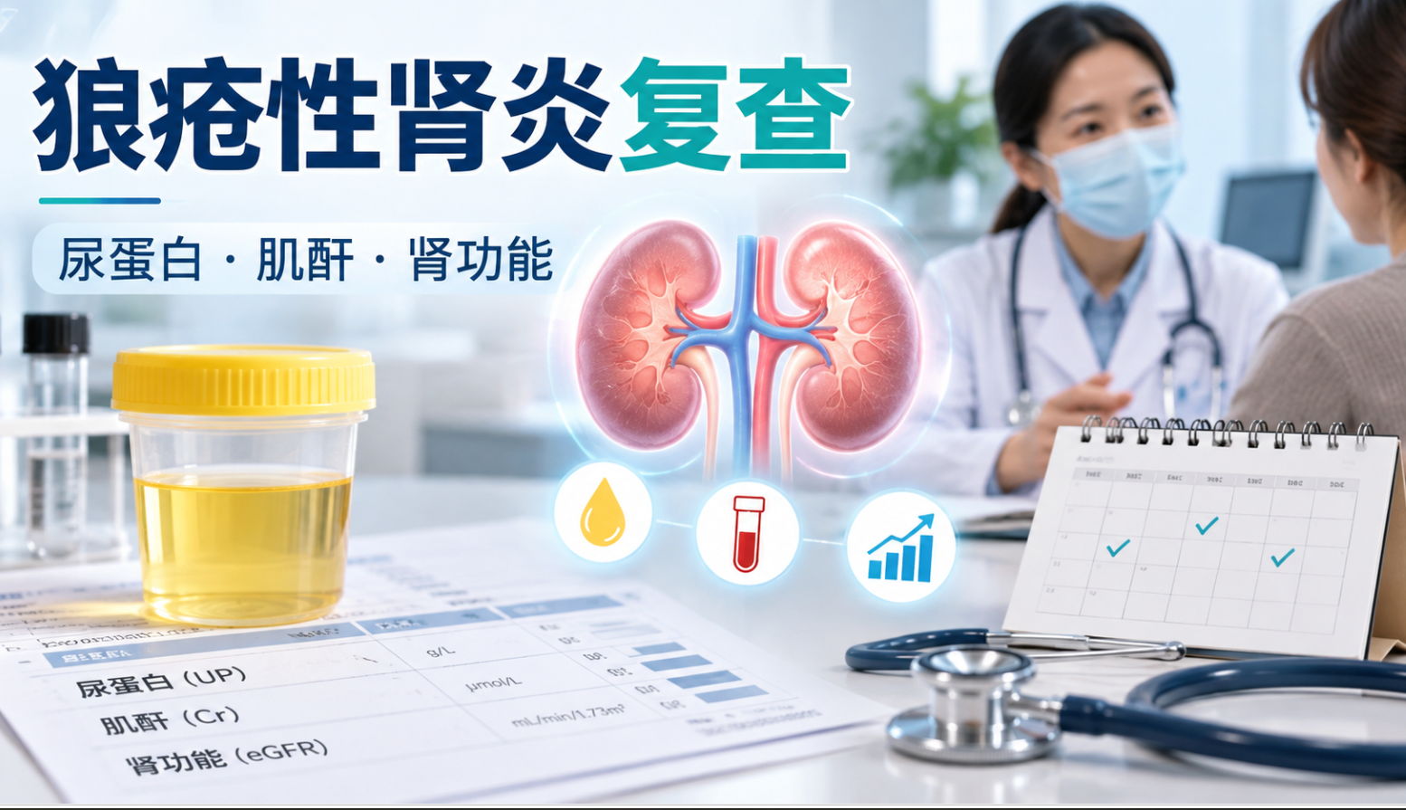 狼疮性肾炎多久复查一次？尿蛋白、肌酐和肾功能随访指南